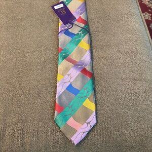 Ben Crump Verse‎ 9 Neck Tie 100% Silk Tie Multicolor New (TD)